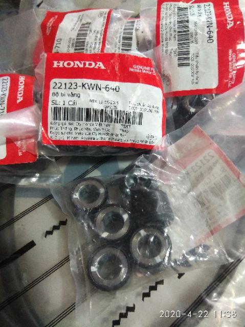 Bi nồi AB125/LEAD 125/PCX /SH MODE_ Mã 222123 _KWN_640 là loại bi 15gram chính hãng Honda VN..