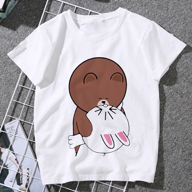 Áo đôi dễ thương thun cotton loại 1 đủ màu đủ size 6-110kg