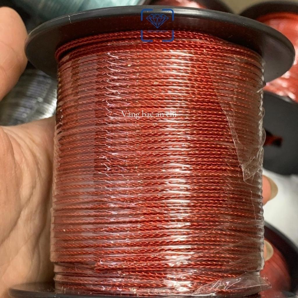 Dây cước, dây da, chặn cao su làm vòng tay phong thủy đeo charm. Anchi jewelry