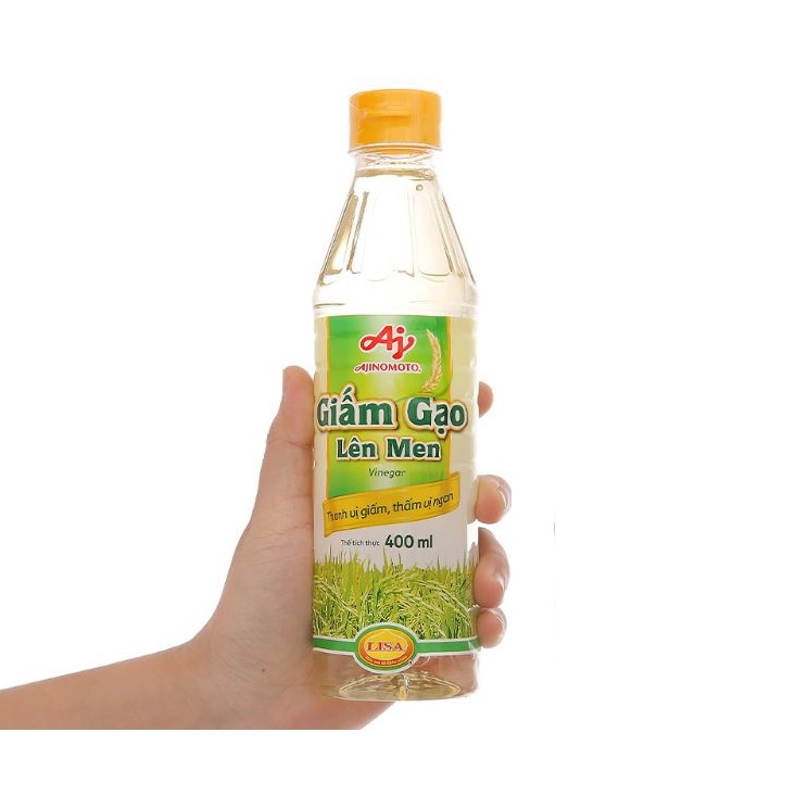 Giấm Gạo Lên Men Ajinomoto chai 400ml