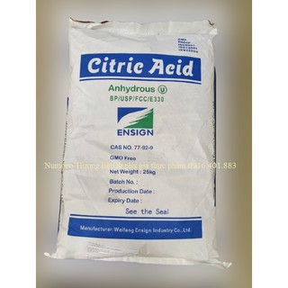 Axit chanh (axit citric) anhydrous - 1kg