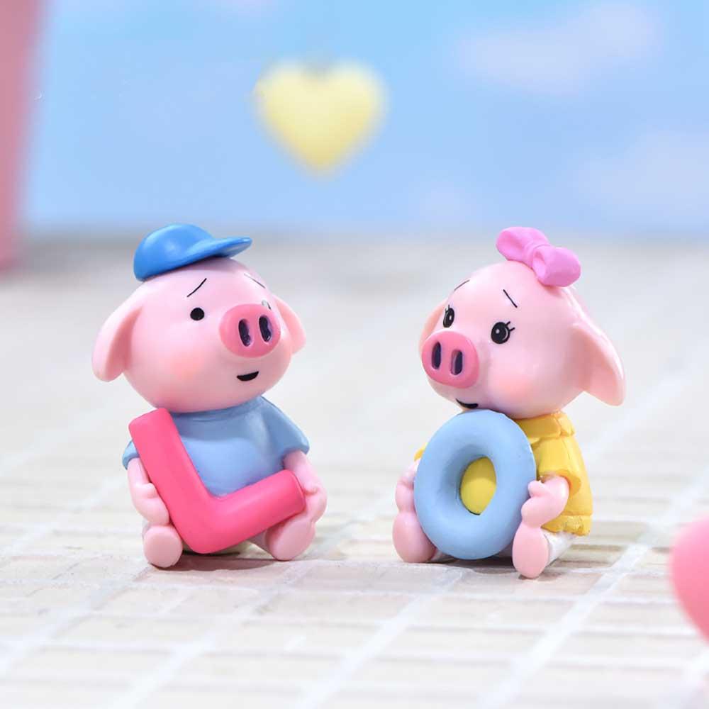 Mô Hình Chú Heo Dễ Thương Dùng Trang Trí DIY