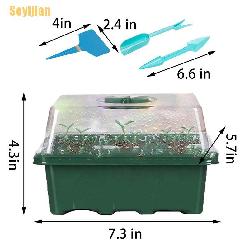Set 10 Khay Đựng Hạt Giống (12 Ô)
