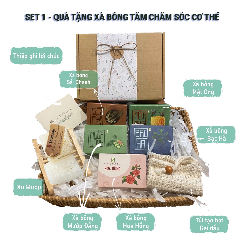 Set Quà tặng  cho các bạn nữ, bạn gái. Quà tặng sinh nhật, các ngày lễ ý nghĩa cho bà, cho mẹ quà 8/3 20/10