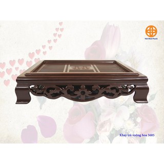 Khay trà nhựa giả gỗ ( 8x28x38cm)