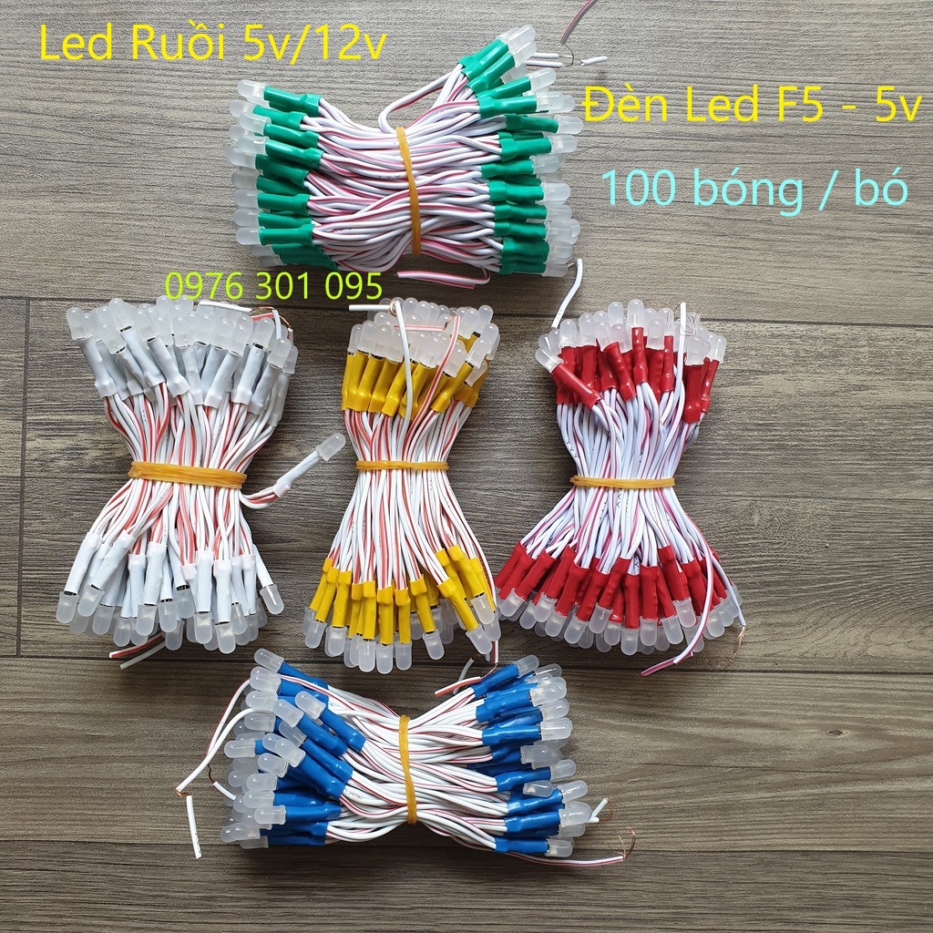 Led Ruồi Liền Dây 12v ( 100 bóng/dây )