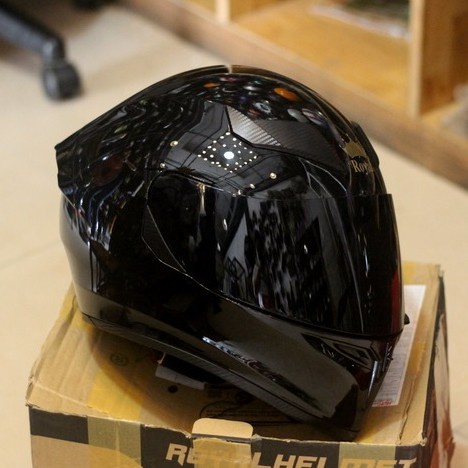 ✷♂ Mũ bảo hiểm ROYAL M138B 1 Kính màu Đen Bóng ( túi đựng nón và hộp )