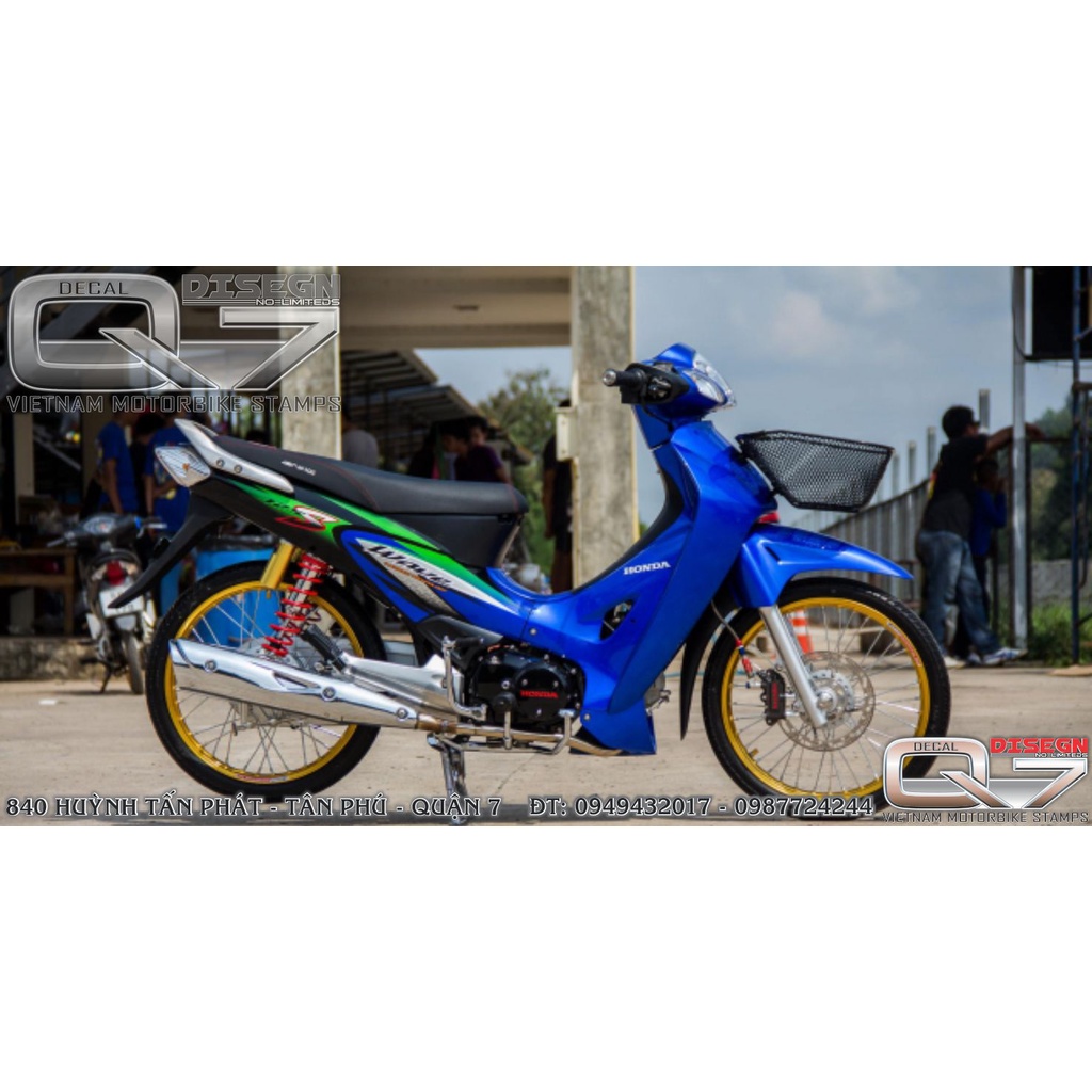 TEM RỜI FUTURE - WAVE 125 XANH ĐEN