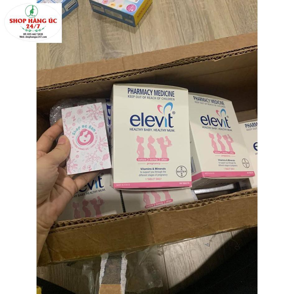 Elevit Úc - Vitamin Tổng Hợp cho bà Bầu (100 viên)