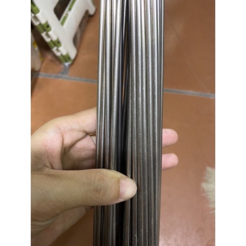10 Que xiên thịt nướng bằng inox không rỉ dài 60cm