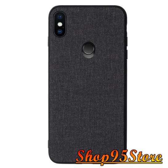 Ốp lưng xiaomi mi 8 / mi 8 pro / mi 8 se mặt lưng vải jean cao cấp