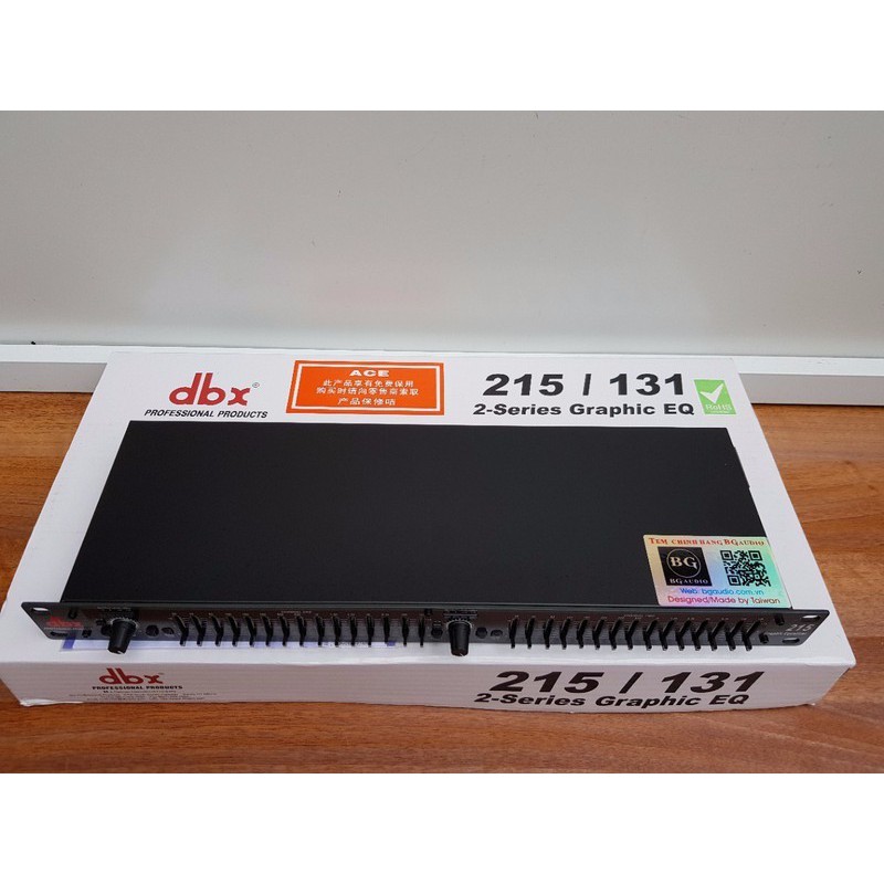 Lọc Xì Equalize DBX 215_Bộ lọc âm thanh Equalizer dbx 215