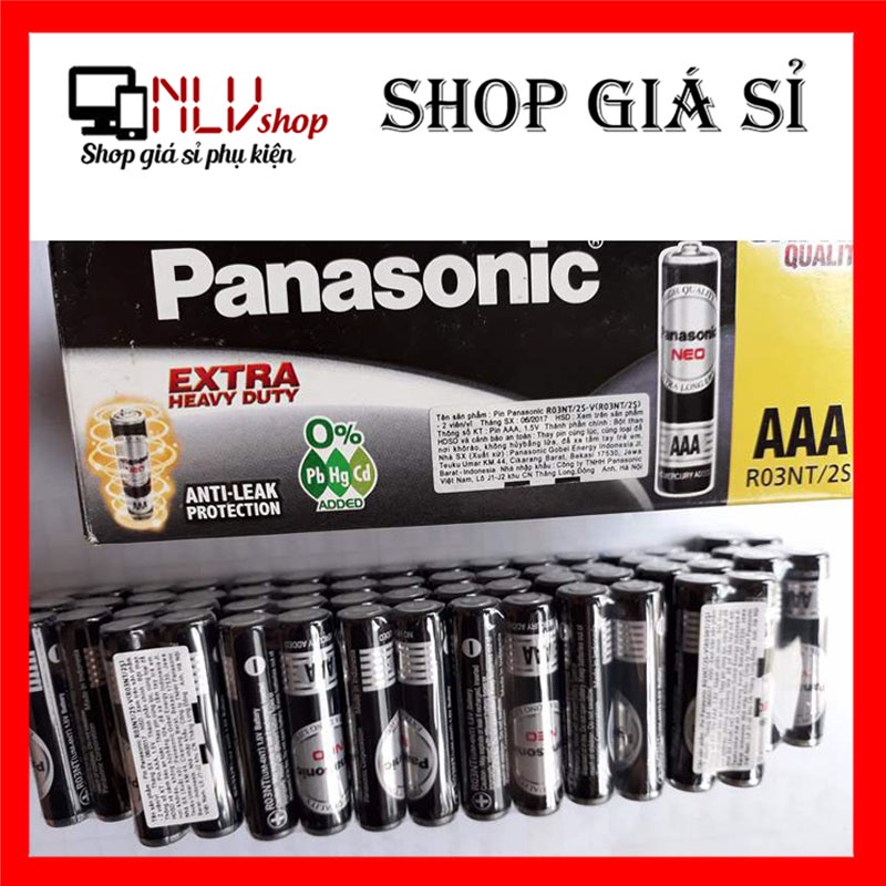 Combo 2 Pin AAA Panasonic R03NT/2S (Vỉ 2 Viên)