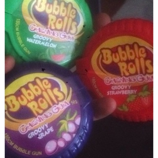Kẹo cao su cuộn Hubba Bubba bubble rolls Thái Lan