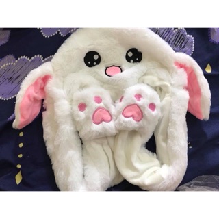 Mũ tai thỏ bóp hơi dễ thương