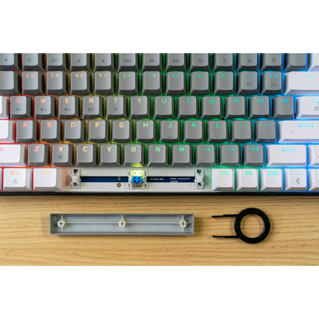 Bàn phím cơ chơi game E-Dra EK384 Triple Mode - Beta led RGB