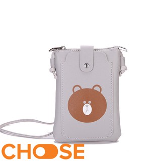 Túi Đeo Chéo Nữ Choose Túi Dây Nhỏ Gọn Hình Gấu Dễ Thương BBK4K7