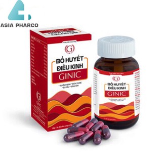 Bổ huyết điều kinh Ginic - Điều hoà kinh nguyệt, lưu thông khí huyết