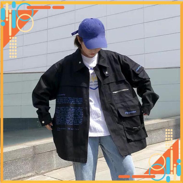 [FreeShip] ÁO KHOÁC KAKI -ÁO KAKI POCKET HỘP , KHOÁC KAKI IN CHỮ CÓ BIGSIZE NK*** | BigBuy360 - bigbuy360.vn