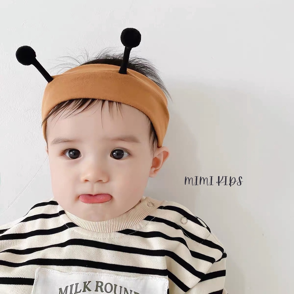 Turban băng đô ong phong cách Hàn Quốc đáng yêu cho bé Mimi Kids BD30