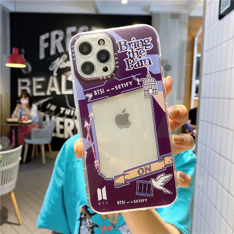 Fashion Korea BTS Phone Case for SAMSUNG A51 A71 M51 A81 A91 A70 A32 5G A52 4G/5G A72 4G/5G Casetify Shockproof Transparent Soft TPU Cover | BigBuy360 - bigbuy360.vn