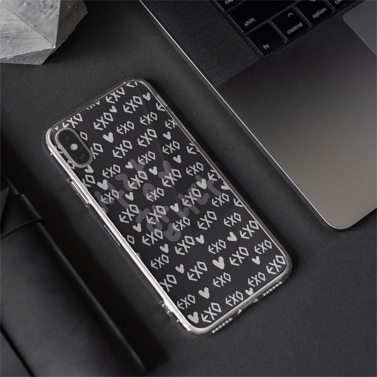 Ốp Lưng exo logo pattern  sành điệu thời trang cho Iphone 5 6 7 8 Plus 11 12 Pro Max X Xr KORPOD00115