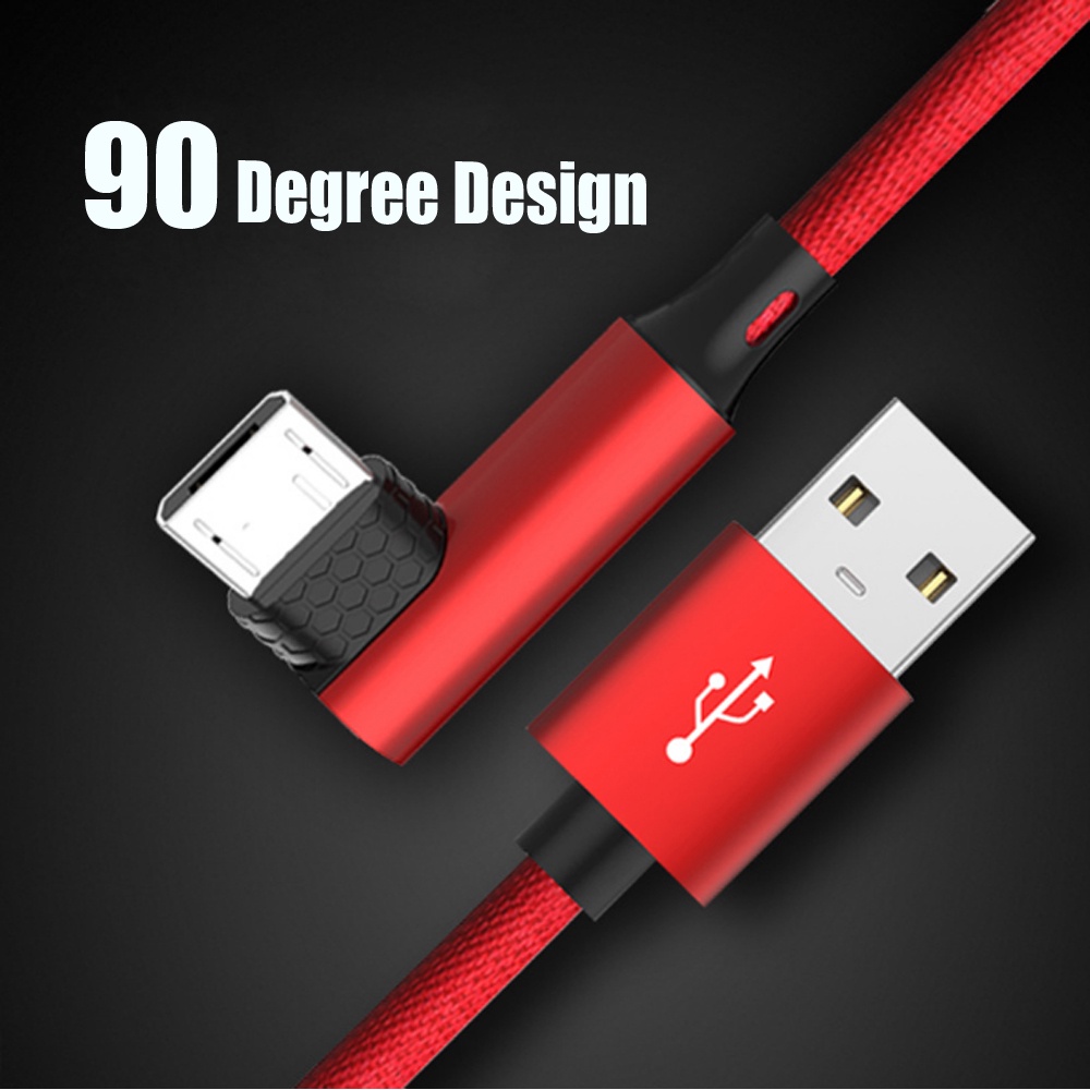 Dây Cáp Sạc Truyền Dữ Liệu USB Sang Type-C Dài 1M 66W 90 Độ Chuyên Dụng Khi Chơi Game