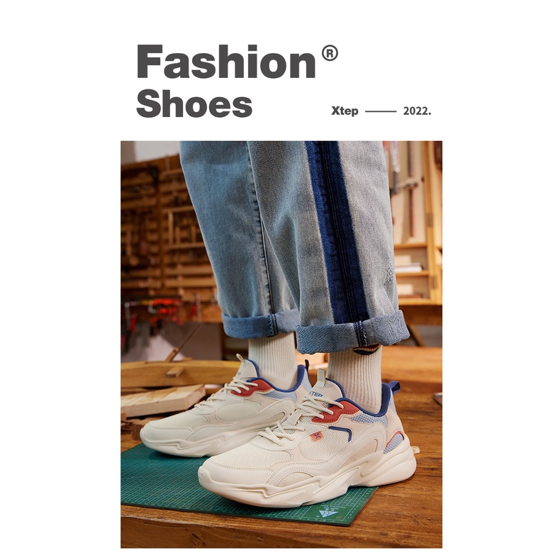 Giày thể thao XTEP phong cách retro thời trang dành cho nam