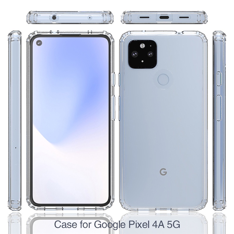 Ốp Điện Thoại Trong Suốt Phối Túi Khí Chống Trầy/Rơi Cho Google Pixel 4A 5G 4A 5 5A 6 6 Pro