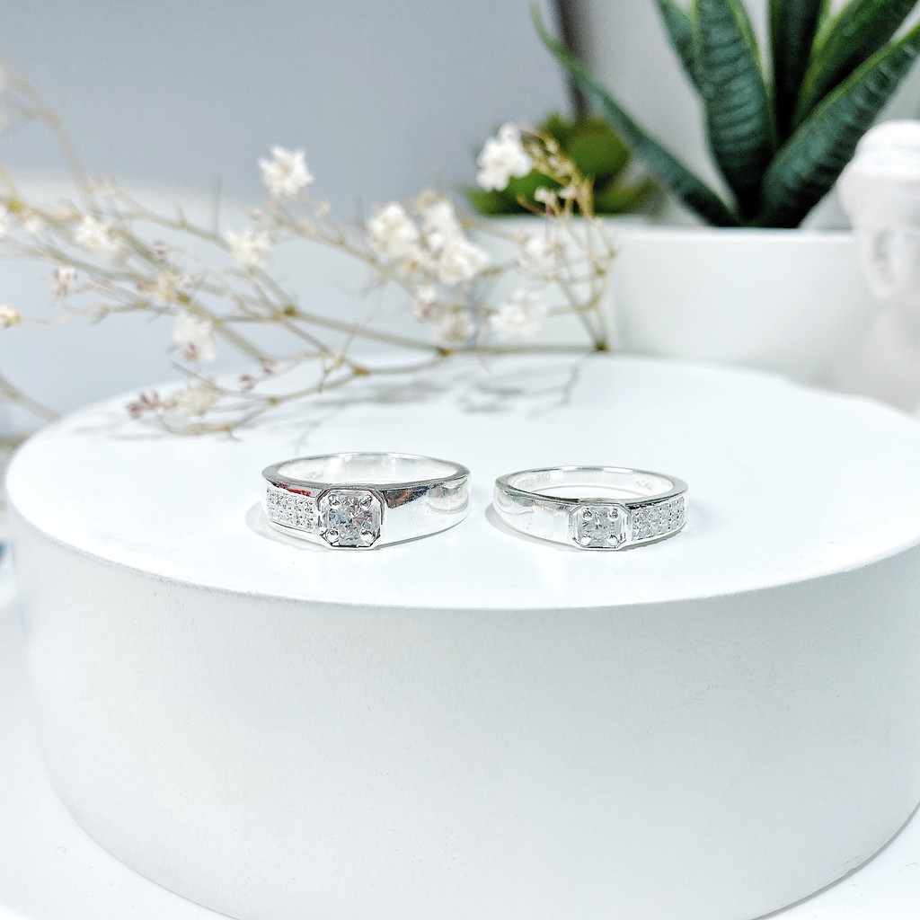 💞 NHẪN BẠC S925 💞 NHẪN CẶP - NHẪN ĐÔI BẠC TÌNH YÊU 💞 H.A.S SILVER 💞