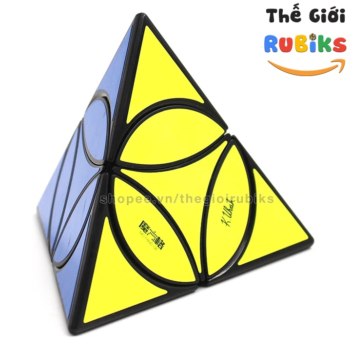 Rubik QiYi Coin Tetrahedron Pyraminx Ancient Cube Rubik Tam Giác Biến Thể 4 Mặt.