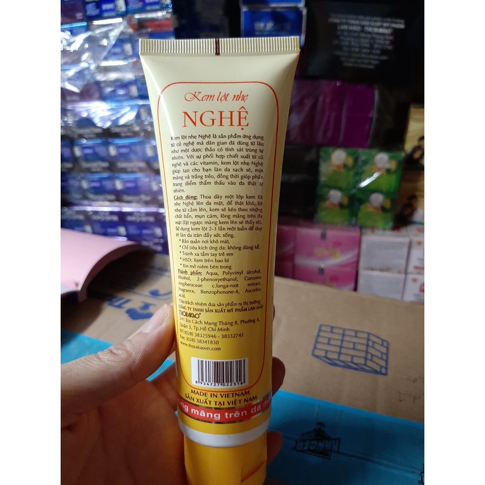 Kem Lột Nhẹ Nghệ THORAKAO 120g