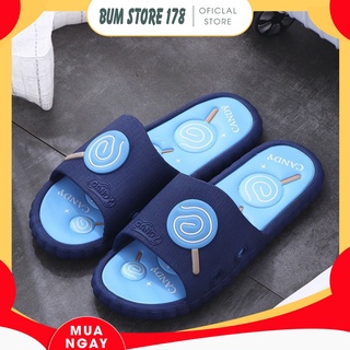 Dép nữ quai ngang đi trong nhà hình Gấu Trà Sữa dày dặn Cao Cấp Gọn Nhẹ