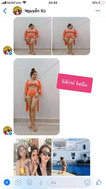 Combo bikini áo choàng