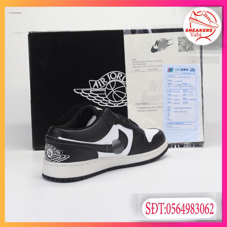 💥FREE SHIP-HÀNG QUẢNG CHÂU💥Giày thể thao sneaker Air Jordan 1 Low JD thấp  đen full  box -Yabi