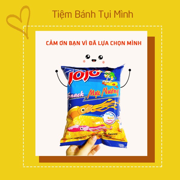 Bánh snack mực nướng Jojo 38g