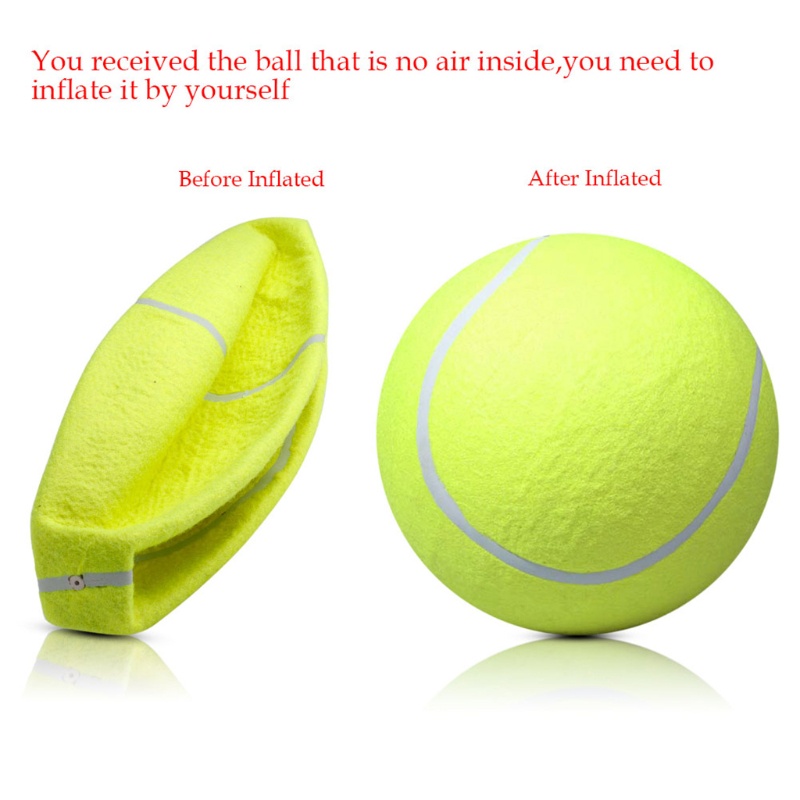 Bóng Tennis Cao Su Bơm Hơi Cỡ Lớn Cho Huấn Luyện Thú Cưng
