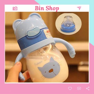 Bình Sữa Tập Uống Nước Diller 2in1 Bin Shop Cao Cấp