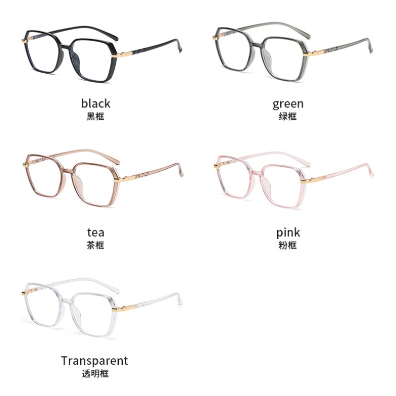 Mắt Kính Gọng Lớn Chống Ánh Sáng Xanh Thời Trang Hàn Quốc Cho Nam Nữ