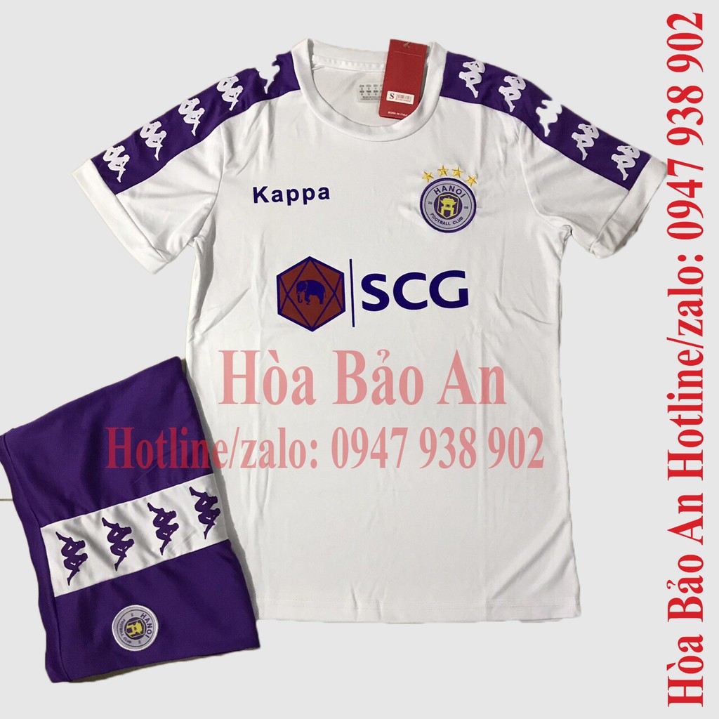 [Hà Nội FC] Bộ Quần Áo Bóng Đá CLB Hà Nội 2020 thun thái cao cấp/ Áo Đá Banh Hà Nội 2020