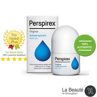 Perspirex Original Antiperspirant Roll-On - Lăn Khử Mùi Ngăn Mồ Hôi Hiệu Quả 20ml
