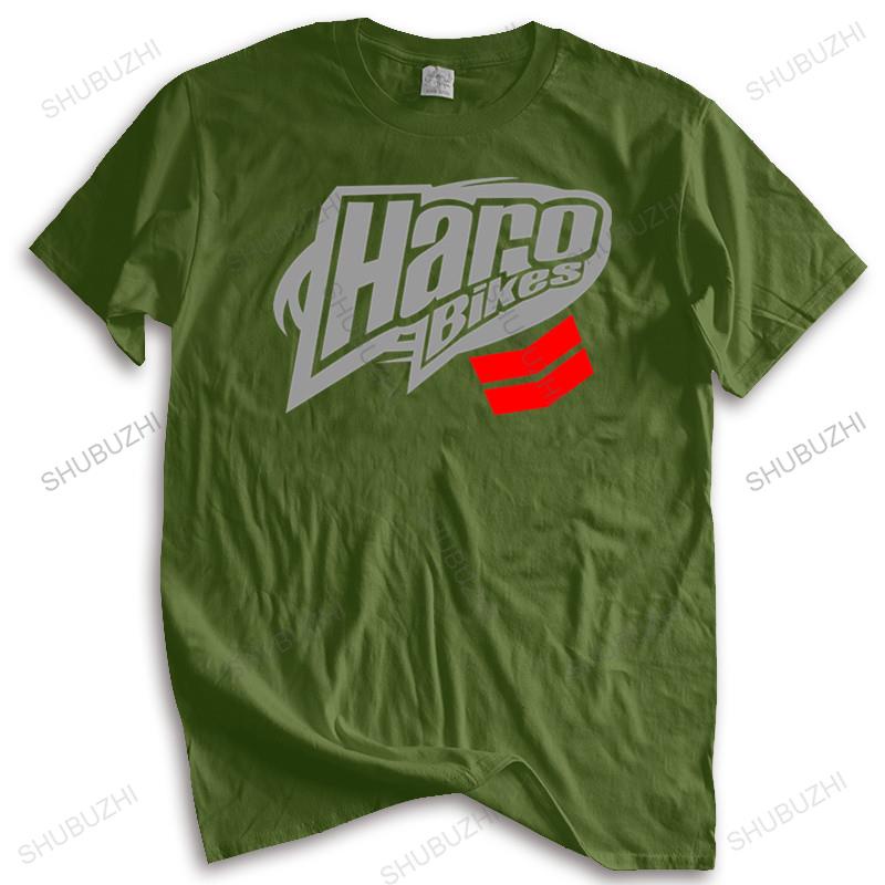 Áo thun cotton mùa hè nam dáng rộng Áo mới phổ biến Haro Bikes BMX Áo thun nam màu đen unisex áo thu