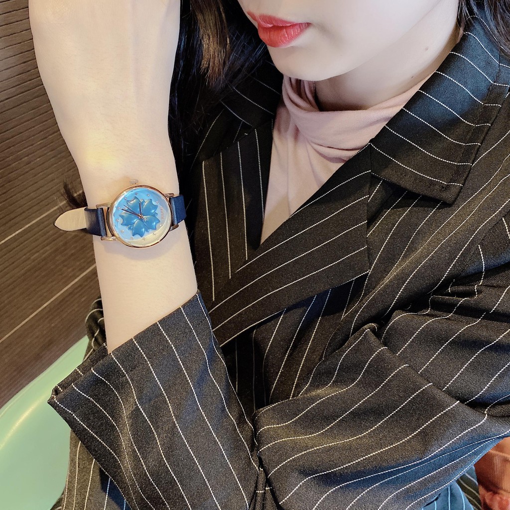 Đồng Hồ Julius Nữ Hàn Quốc JA-1000 Xanh | BigBuy360 - bigbuy360.vn