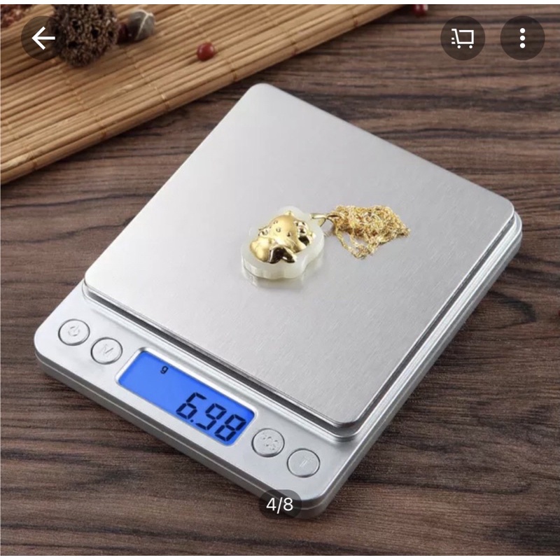 Cân tiểu ly điện tử nhà bếp chính xác đến 1gr cân được tối đa 5kg dùng để làm bánh tặng kèm pin