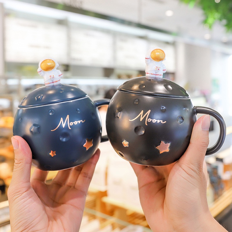 Ly, cốc sứ hình phi hành gia siêu đáng yêu