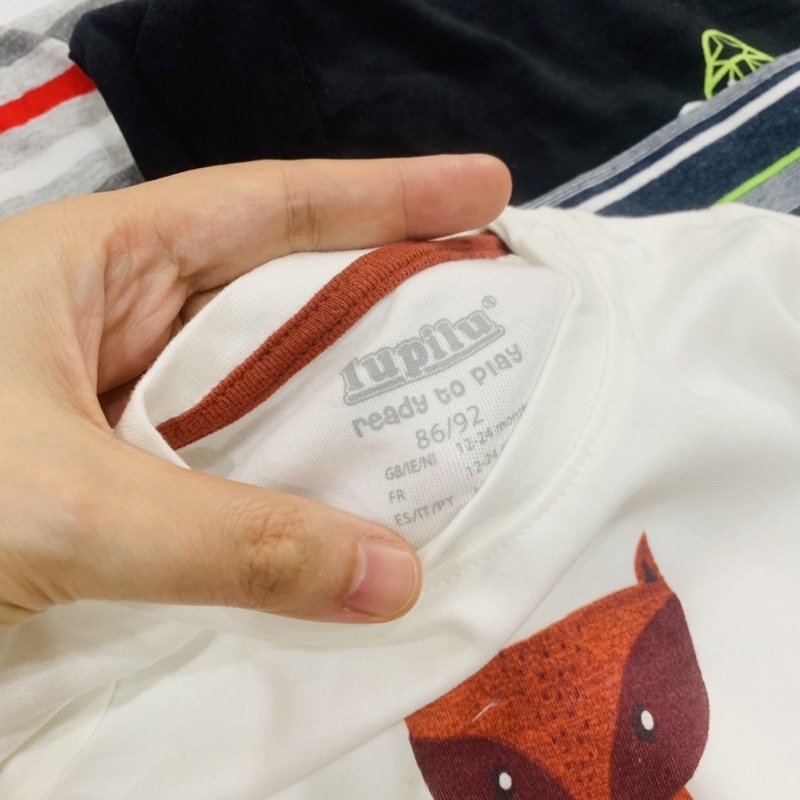 Áo thun dài tay thu đông cho bé trai hàng xuất dư xịn chất liệu cotton đẹp