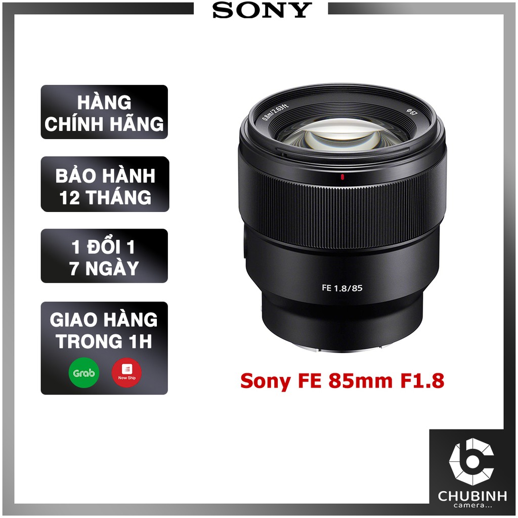 Ống kính Sony FE 85mm F1.8 | Chính Hãng