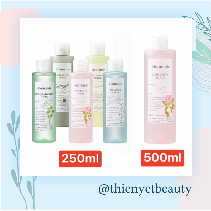 Nước hoa hồng dưỡng ẩm dành cho mọi loại da Water Toner