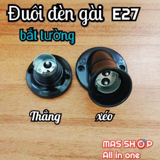 Đuôi đèn gài - ngạnh bắt tường thẳng & xéo