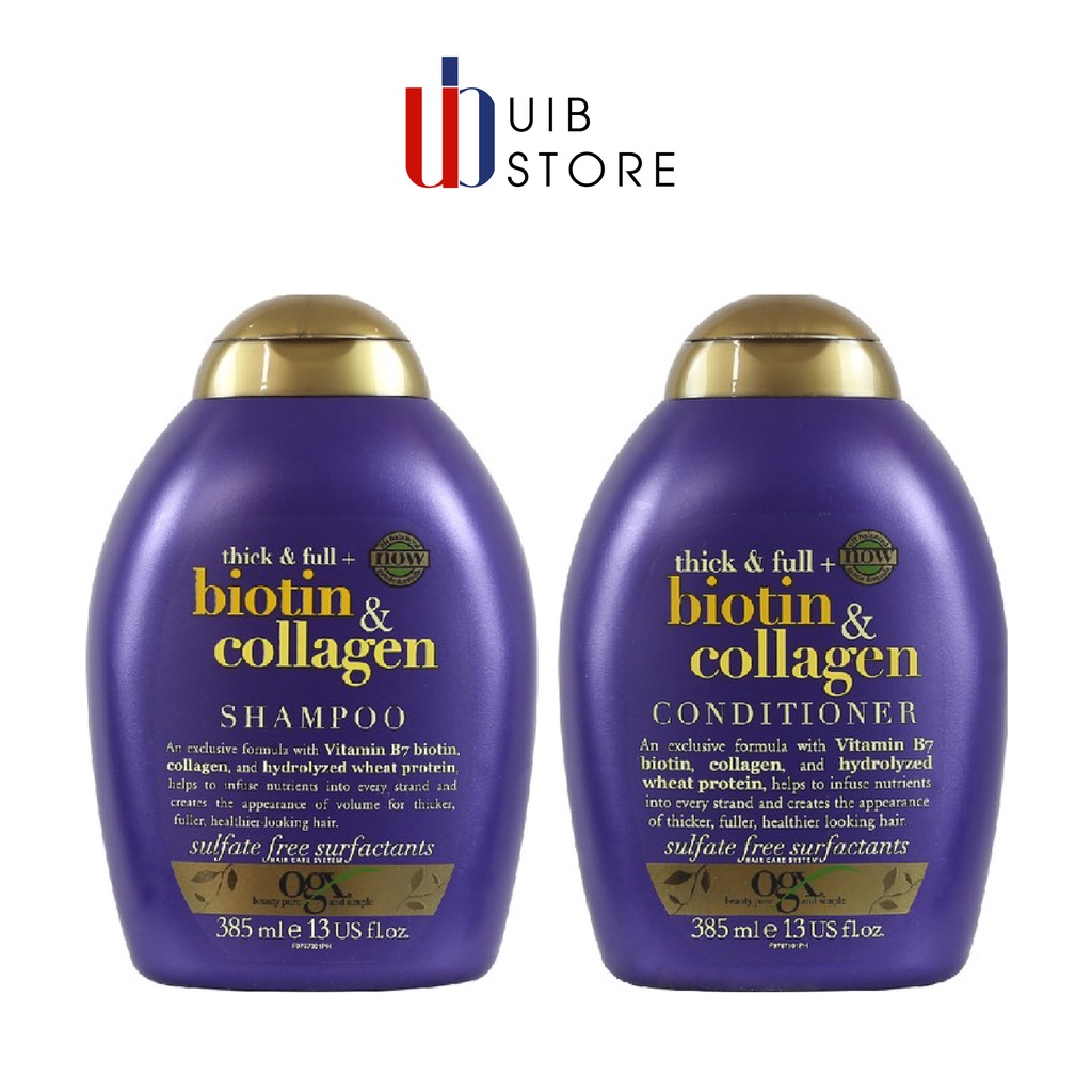 Dầu Gội Biotin 385ml+Xả Biotin 385ml - Hàng Anh